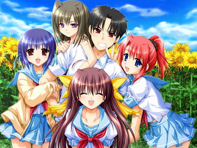 车轮之国向日葵的少女