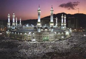 人们朝觐礼拜,这就是伊斯兰教圣地