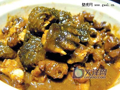 基本材料 乌龟2只,带皮肋条肉500克,色拉油100克,白糖50克,酱油75