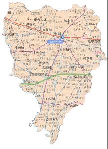 高清玉田地图