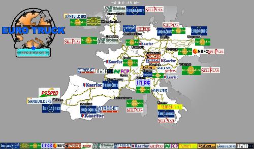 欧洲卡车怎么安装中国地图