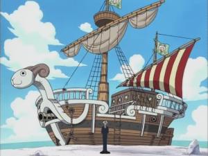 黄金梅丽号是日本动漫作品《one piece》中草帽海贼团最初的海盗船
