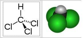 名称2 氯仿 英文名称2 chloroform 分子式 chcl3 分子结构