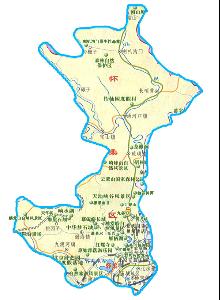 怀柔区地图