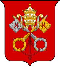 国徽:即教皇徽,是梵蒂冈城国的标志.为盾徽