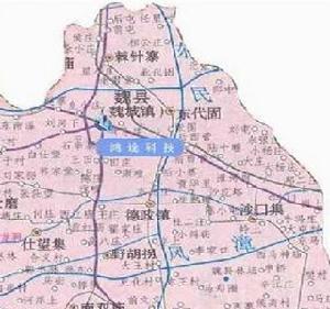 北京小西门手绘地图