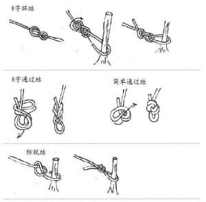 水手结因水手专用打结手法而得名,具体有以下一些系法