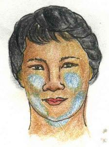 就好比在作脸部雕刻一样