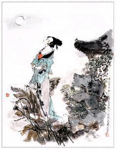 潇湘夜雨斜点银釭