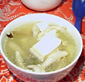 肉末梨花豆腐汤