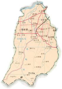 庞光镇在户县方位图