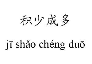 积少成多是关于什么的成语_积少成多成语图片