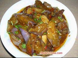 红烧茄子炒菜