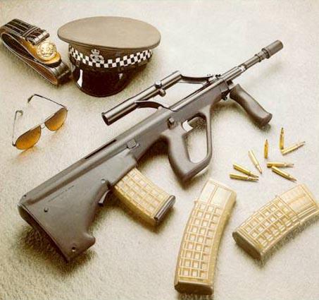 施泰尔aug轻机枪