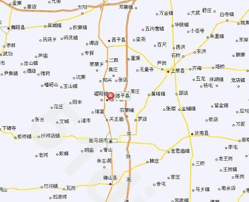驻马店遂平县地图|河南; 阳大铁路图