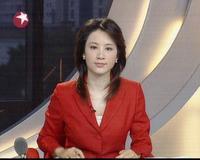 东方卫视《看东方》中的尹红(13张)主持了节目