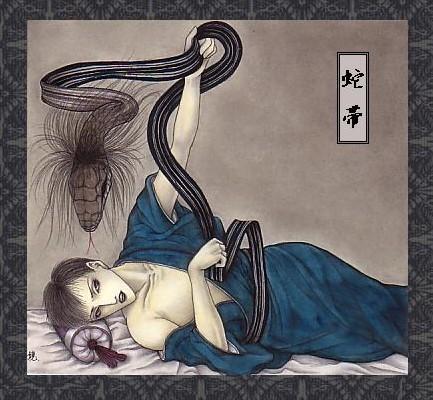 只是这条蛇带看起来有些与众不同