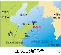 石岛位于山东省威海市.