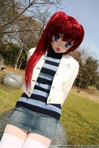 日本kigurumi束缚sm,kigurumi束缚 kigurumi需要的装备很复杂:一套肉色全包紧身衣(连头都要套起来的
