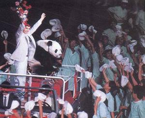 1990年北京亚运会+熊猫现身