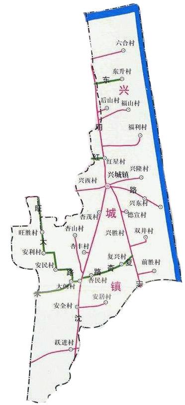 兴城镇位于黑龙江省肇州县