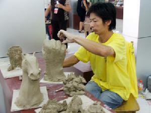 第八届中国(淄博)国际陶瓷博览会人体彩绘