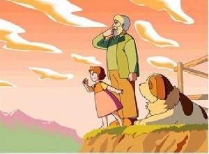 《阿尔卑斯山下的少女》