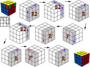 魔方怎么拼六面固)
