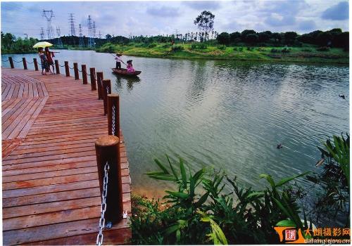 荔香公园位于深圳市南山区中心地带