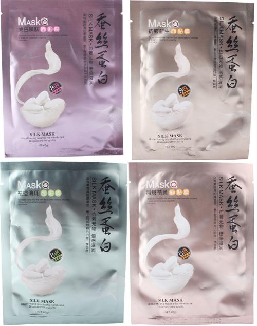 一枝春蚕丝蛋白面膜
