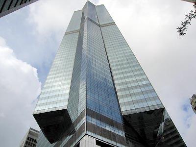 中环中心是香港排行第四高的摩天大