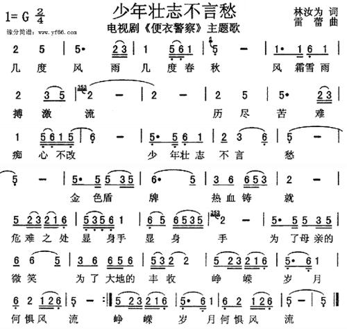 几度风雨几度春秋; 少年壮志不言愁分享_少年壮志不言愁图片下载