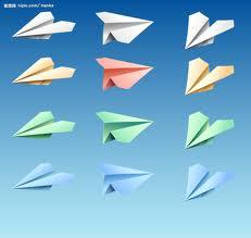 最简单的纸飞机折叠方法只需要6步就可以完成.