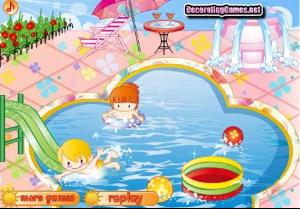 每天到游泳池里锻炼