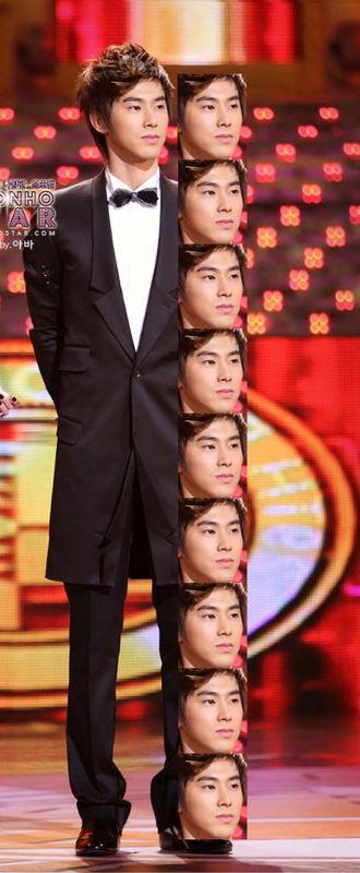 九头身美男