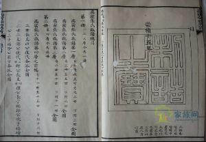 张氏族谱图片