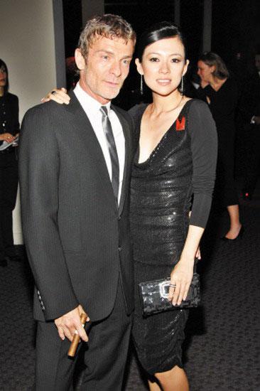 章子怡与未婚夫 艾维·尼沃 