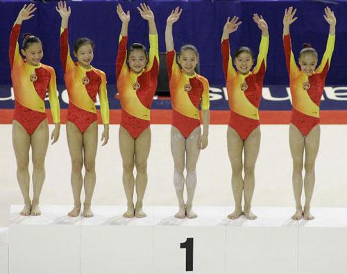 中国女子体操队历届世锦赛夺牌一刻