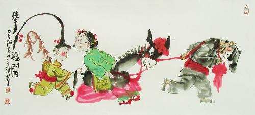 王成喜作品《犟驴图》