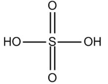 硫酸结构式
