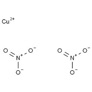 硝酸铜化学分子结构式