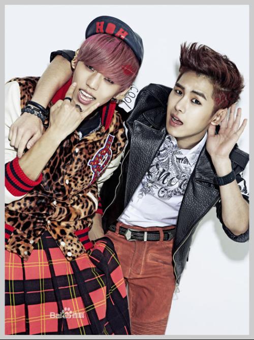 infinite成员张东雨和hoya组成的小分队