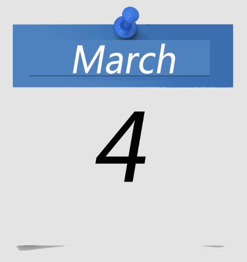 3月4日是公历一年中的第63天(闰年第64天)