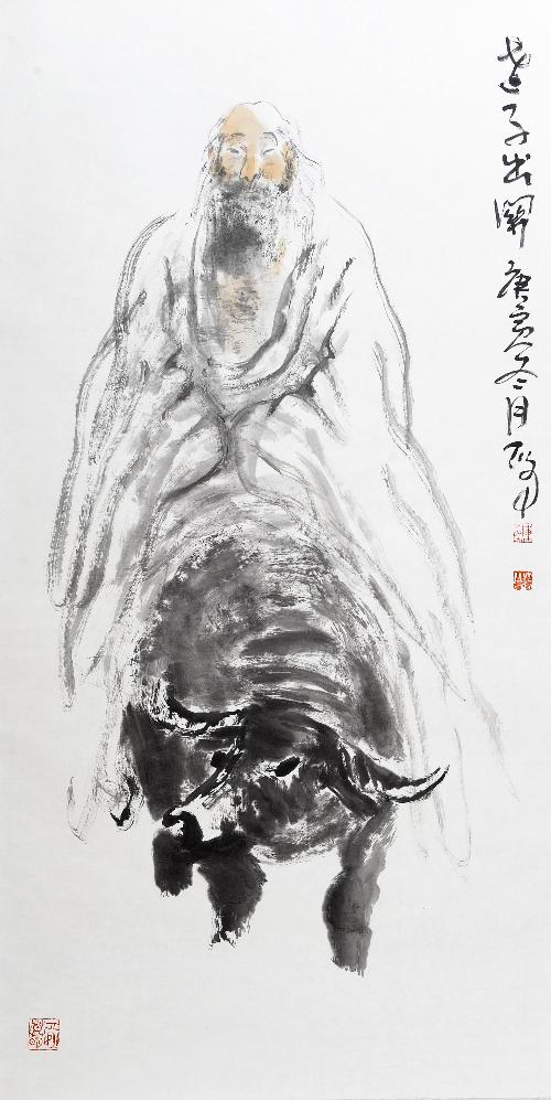《老子出关》140×70cm 2010