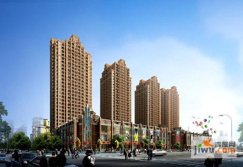 新都国际广场临街透视