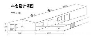 100头牛场建设投资设计图