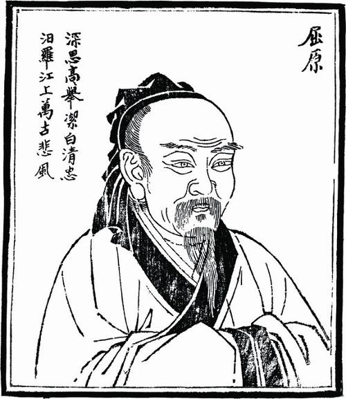 《<em>楚辞</em>》的代表人物屈原