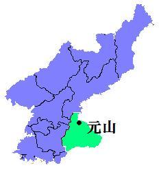 位置 元山位于朝鲜半岛东岸的元山湾(wonsan bay),濒临日本海永兴湾