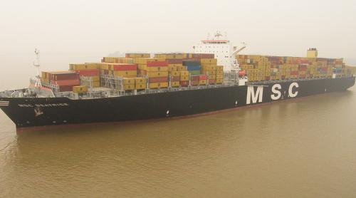 msc船公司(地中海航运)在世界十大集装箱