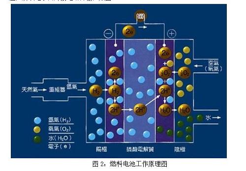 燃料电池工作原理图